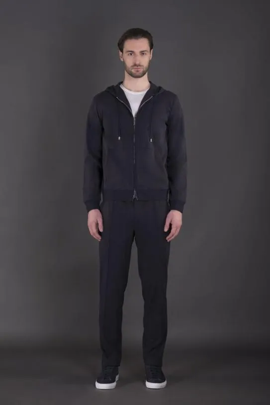 MooRER MATTHEW FELPAJ Navy Men Sweatshirts And Tracksuits