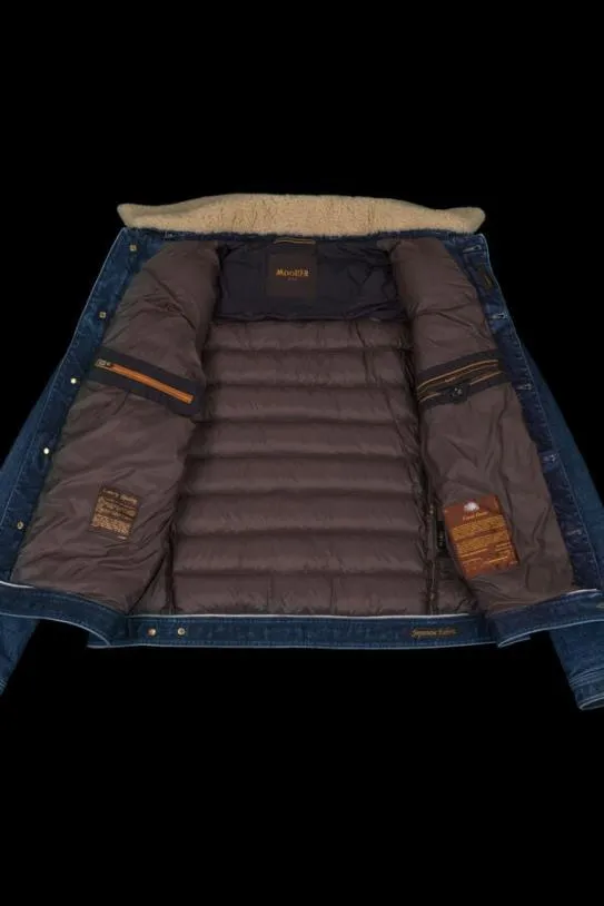 MooRER MONDORFUR104S Blue Men Jackets