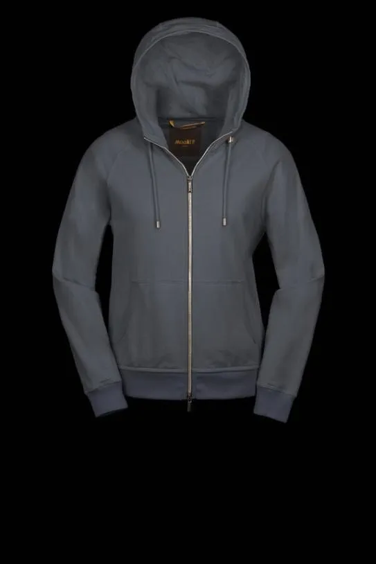 MooRER NORCIA FELPARAF Antracite Men Sweatshirts And Tracksuits
