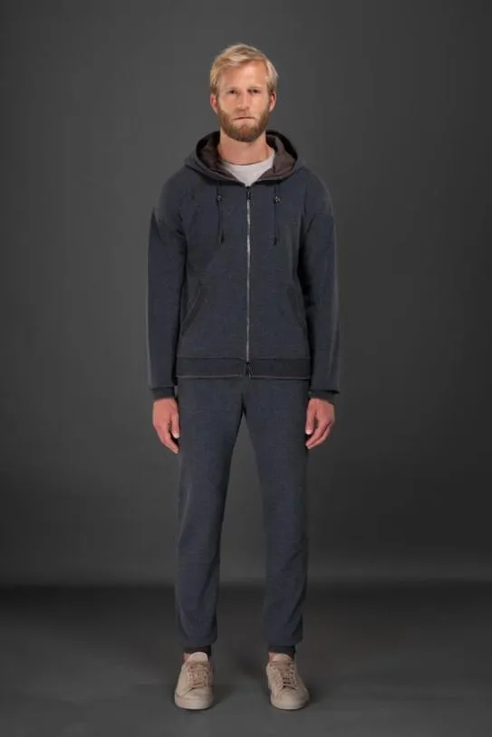 MooRER NORCIA TUTACAD Antracitecastagna Men Sweatshirts And Tracksuits