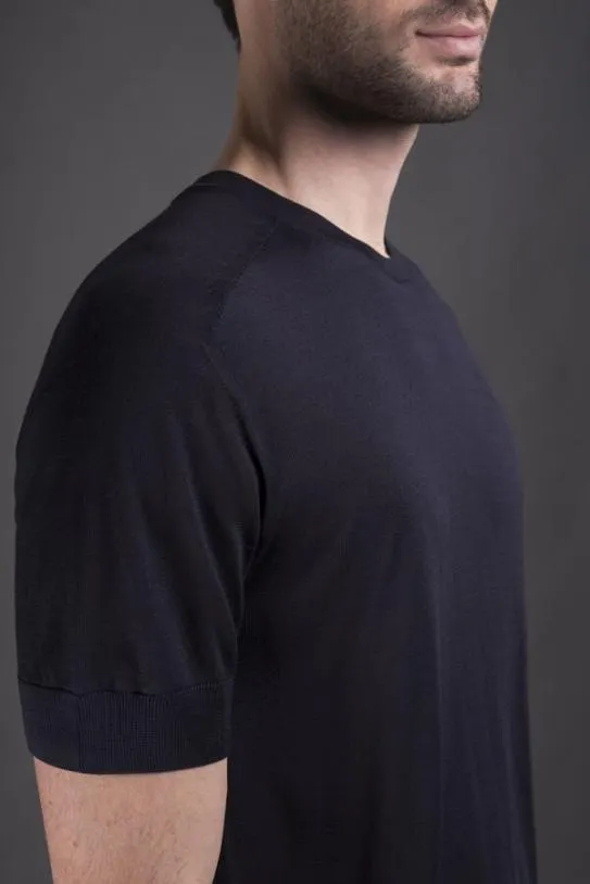MooRER NORRISSPP Navy Men Knitwear