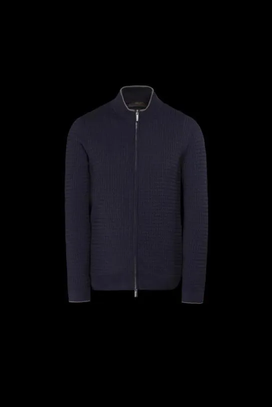 MooRER ORSONKIB Navytortora Men Knitwear