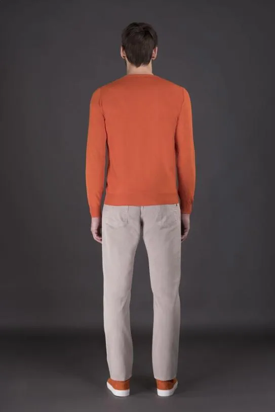 MooRER ORVIETOCRE Arancio Men Knitwear