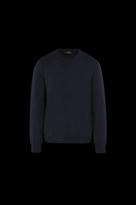 MooRER ORVIETOWS5 Navy Men Knitwear