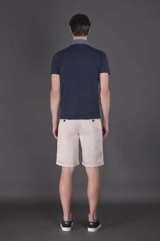 MooRER PALINUROJCS Navyblu Men Tshirts And Polos