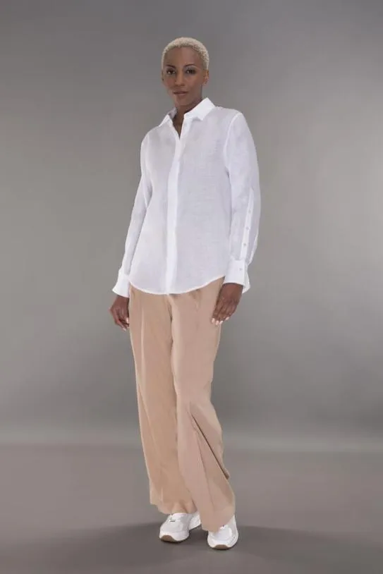MooRER PEARLFLN Bianco Women Shirts