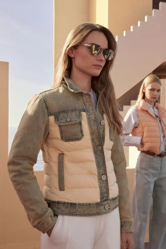 MooRER PETUNIA04O Albicocca Women Jackets