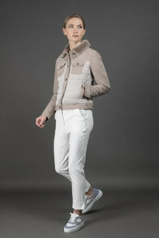 MooRER PETUNIAFURURO Pearl Women Jackets