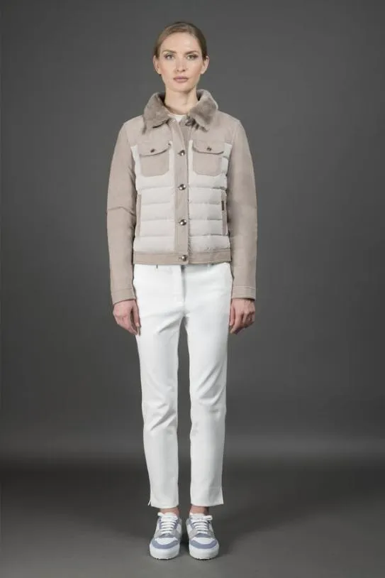 MooRER PETUNIAFURURO Pearl Women Jackets