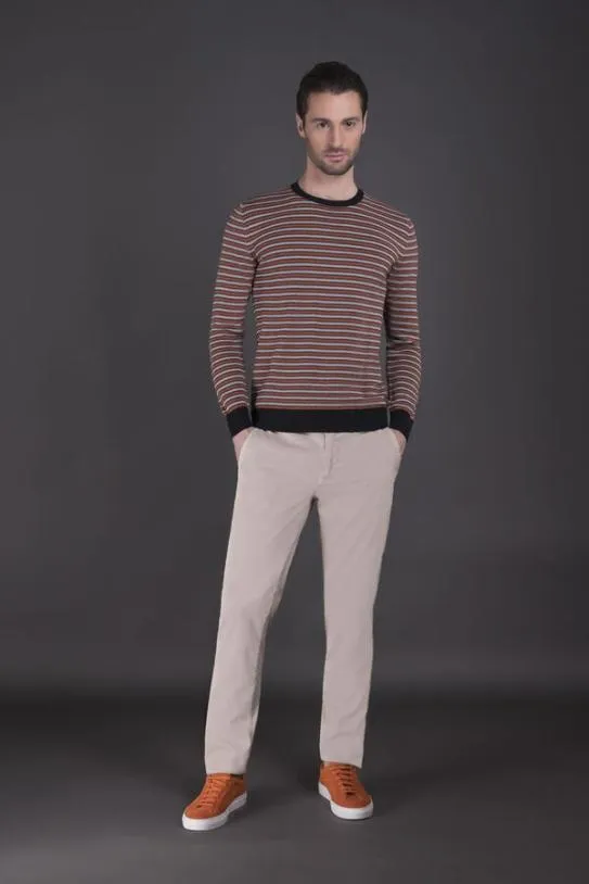 MooRER PORTMANRHD Navyarancio Men Knitwear