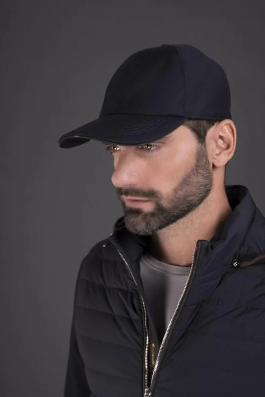 MooRER ROBINSONPUM Darkblu Men Hats