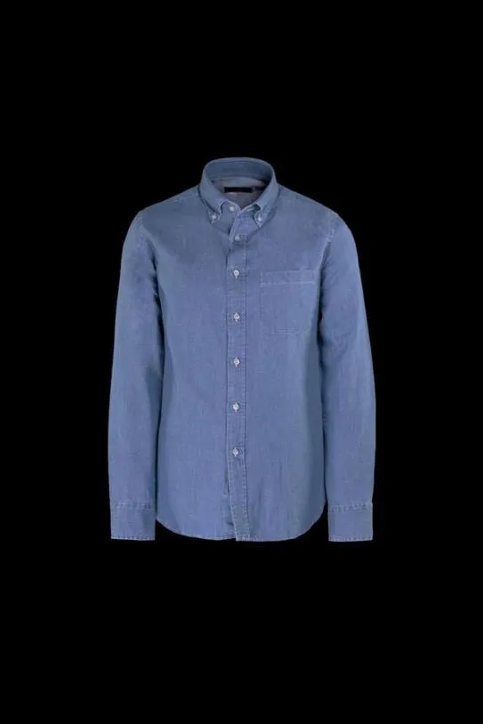 MooRER ROLF67 BLU Blu Men Shirts