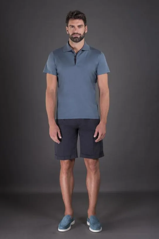 MooRER RONALDJCL Turchese Men Tshirts And Polos