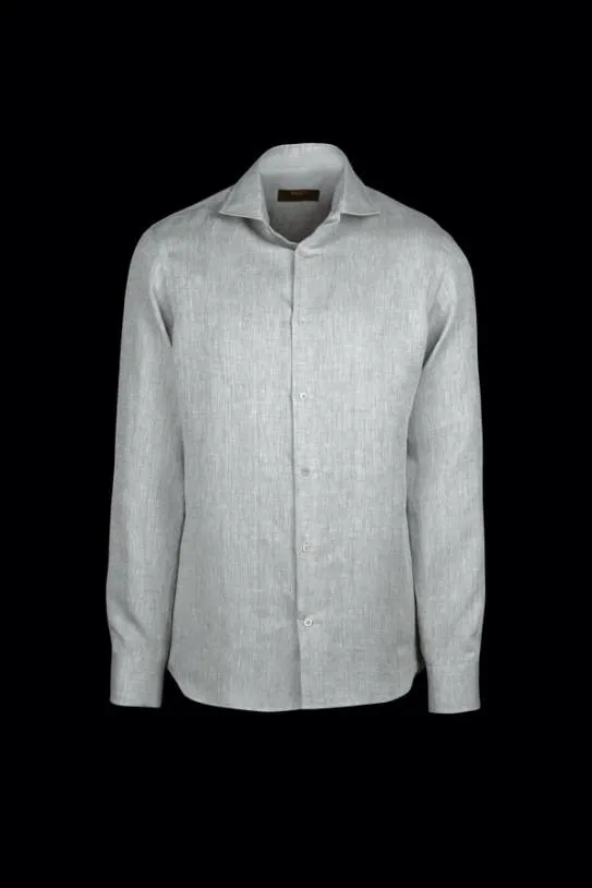 MooRER SORRENTOSA Bianco Men Shirts