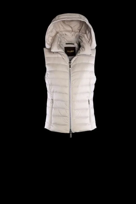 MooRER TINNARIS3 Ivory Women Vests