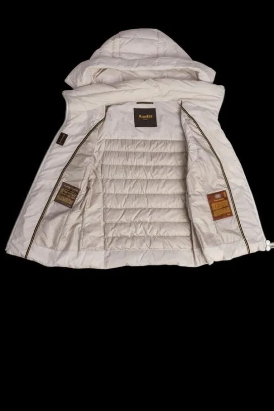 MooRER TINNARIS3 Ivory Women Vests