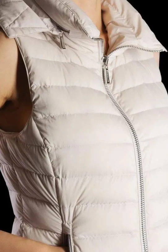 MooRER TINNARIS3 Ivory Women Vests