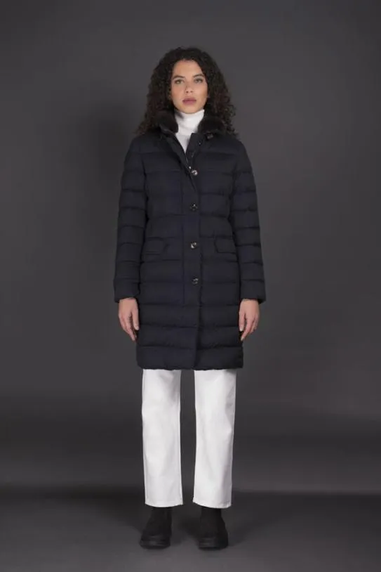 MooRER VETIVERS3 Dark Blu Women Jackets