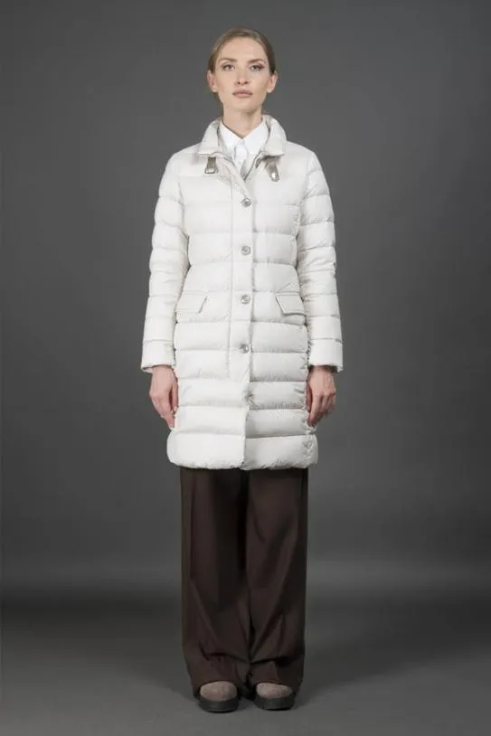 MooRER VETIVERS3 Ivory Women Jackets