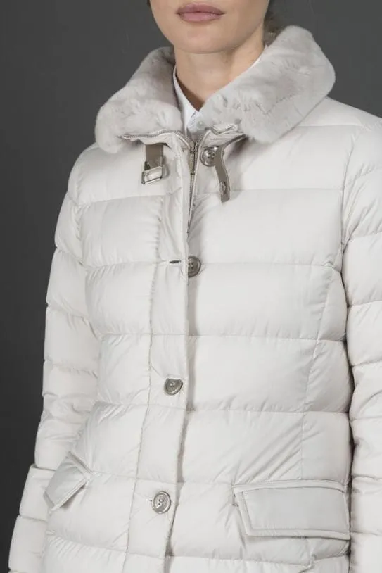 MooRER VETIVERS3 Ivory Women Jackets