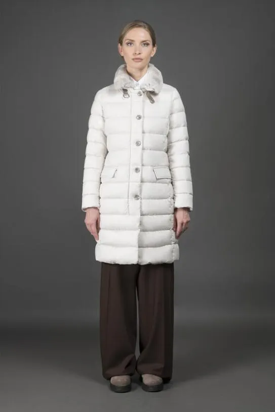 MooRER VETIVERS3 Ivory Women Jackets