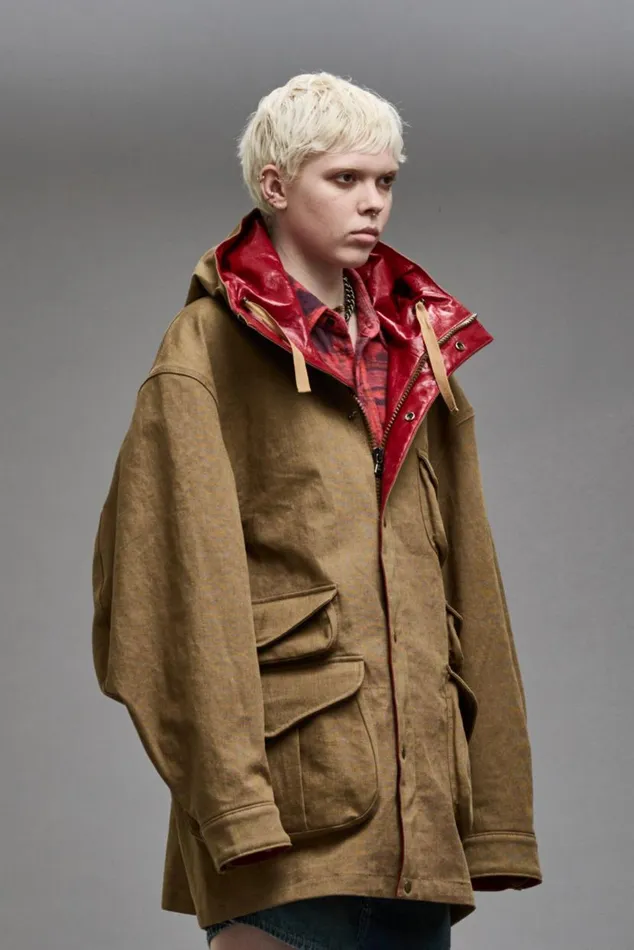 MULTIPOCKET PARKA 8211 KHAKI Women R13 Jackets and Coats