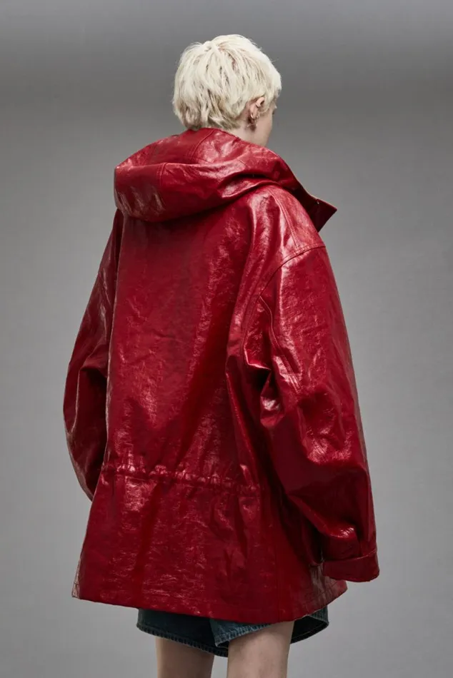MULTIPOCKET PARKA 8211 RED COAT Women R13 Jackets and Coats