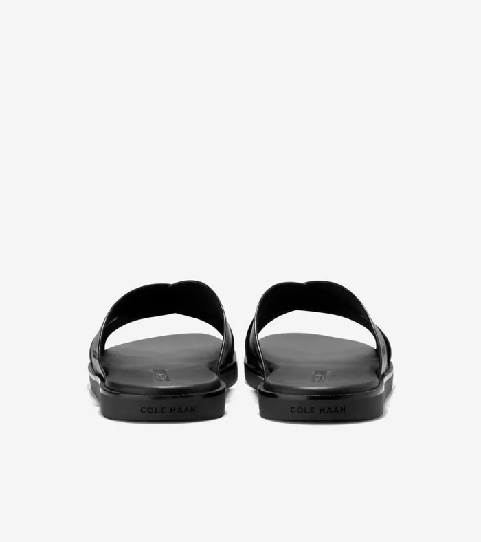 Nantucket Cross Strap Sandals Black Men Cole Haan Sandals