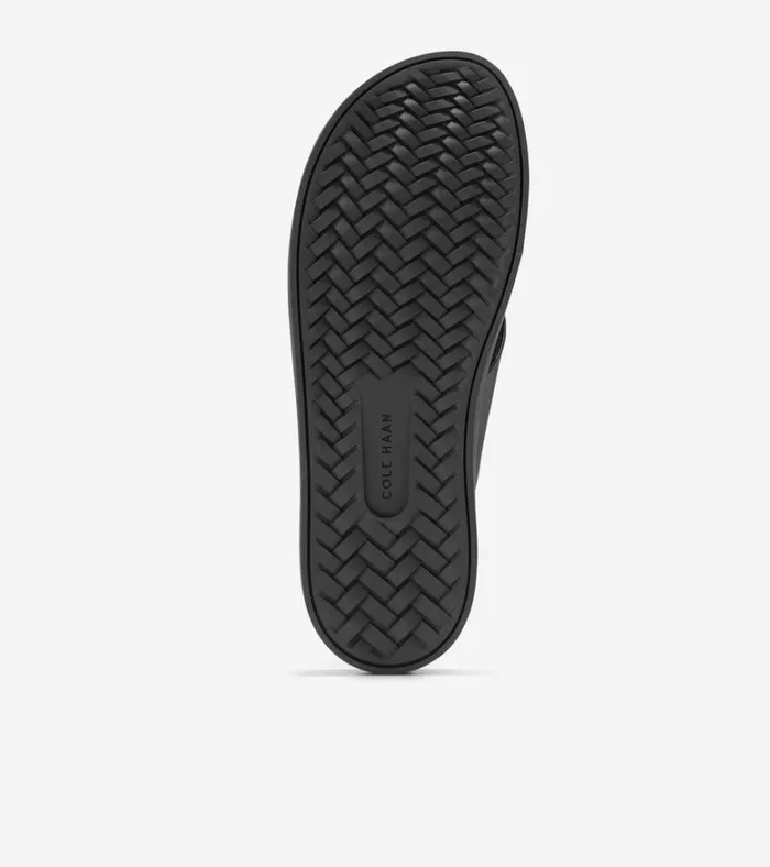Nantucket Cross Strap Sandals Black Men Cole Haan Sandals