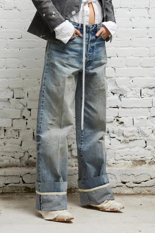 NINA STRAIGHT JEAN 8211 VINTAGE FYYFF SELVEDGE Women R13 Denim