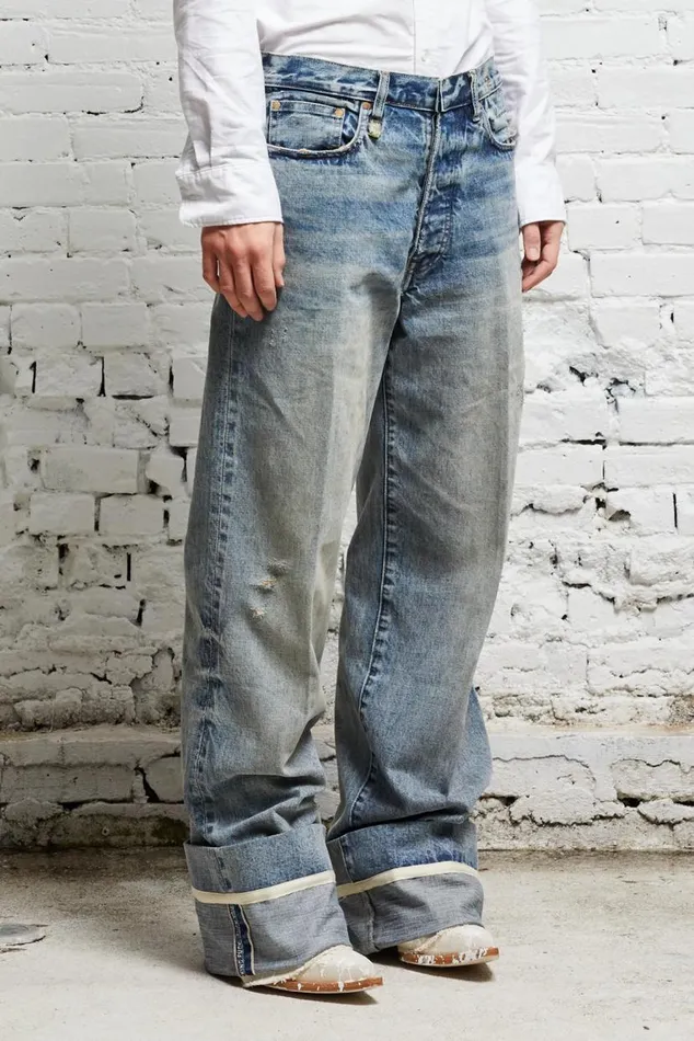 NINA STRAIGHT JEAN 8211 VINTAGE FYYFF SELVEDGE Women R13 Denim