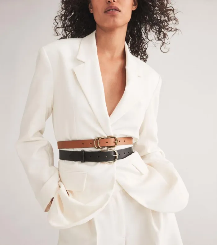 Organic Harness Belt Tan Women Cole Haan Belts