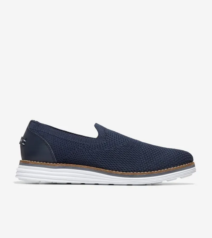 Original Grand Cloudfeel Meridian Loafer Navy Knitoptic White Women Cole Haan Loafers and Drivers Original Grand Cloudfeel Meridian Loafer Navy Knitoptic White Women Cole Haan Loafers and Drivers