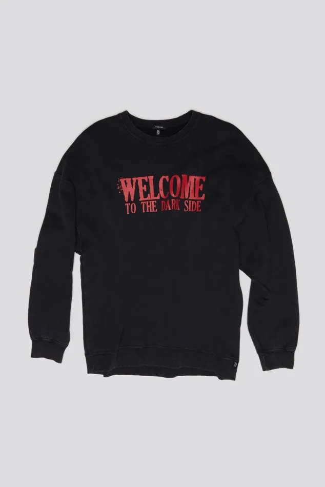 OVERSIZED DARK SIDE CREWNECK 8211 ACID BLACK Women R13 Tops