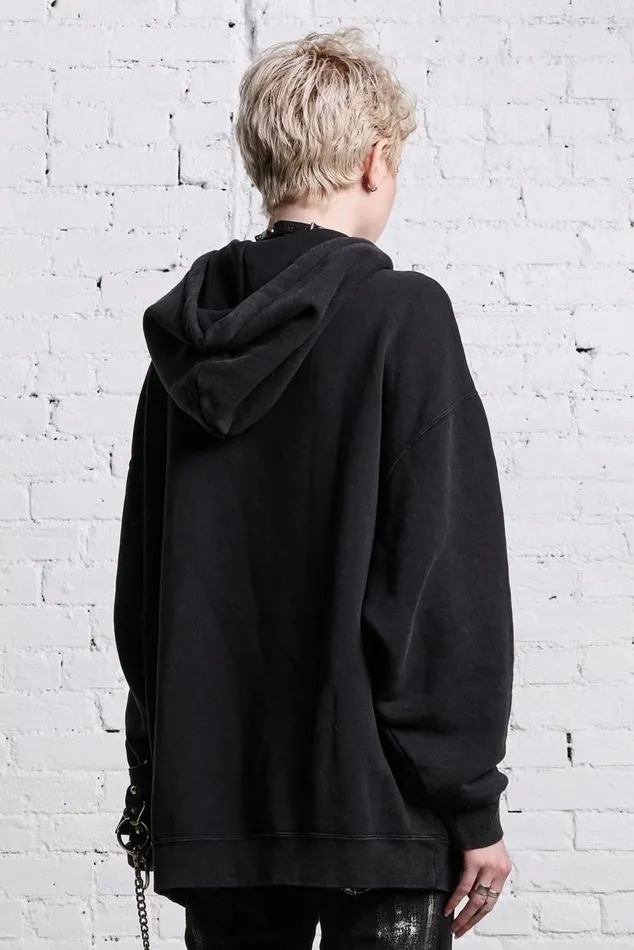 OVERSIZED NEW YORK HOODIE 8211 BLACKOUT Women R13 Tops