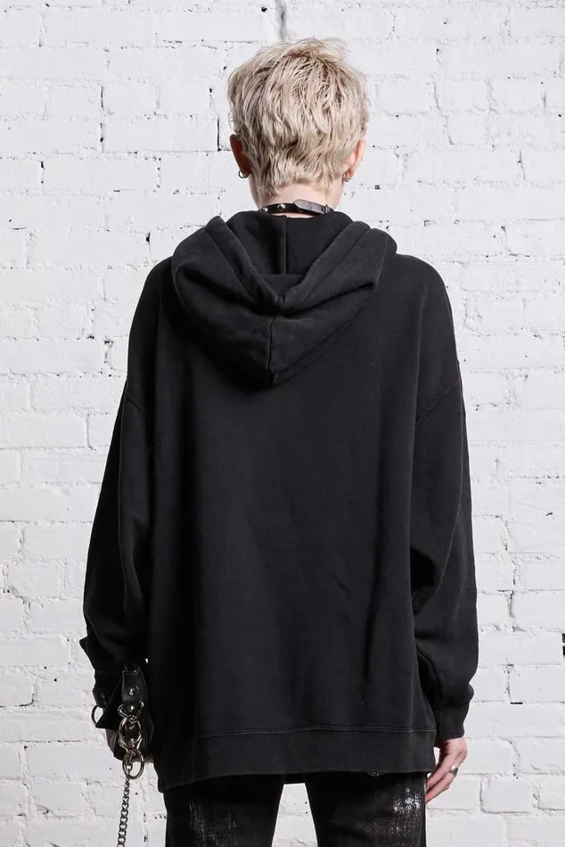 OVERSIZED NEW YORK HOODIE 8211 BLACKOUT Women R13 Tops