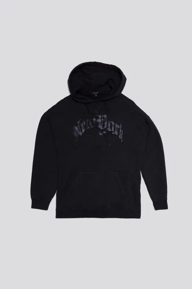 OVERSIZED NEW YORK HOODIE 8211 BLACKOUT Women R13 Tops