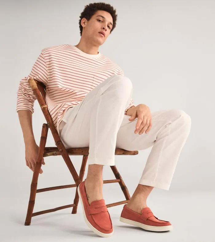 Pinch Weekender Penny Loafers Redwood Suedewhite Cap Gray Men Cole Haan Loafers and Drivers