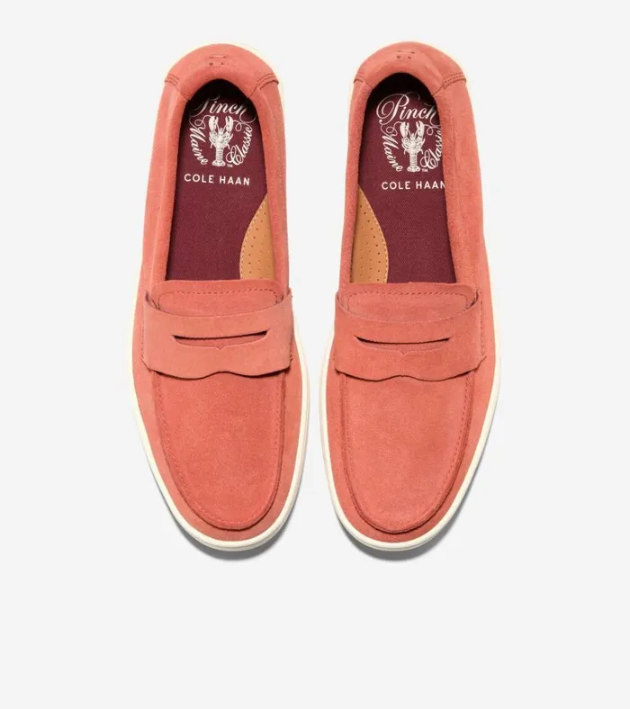 Pinch Weekender Penny Loafers Redwood Suedewhite Cap Gray Men Cole Haan Loafers and Drivers