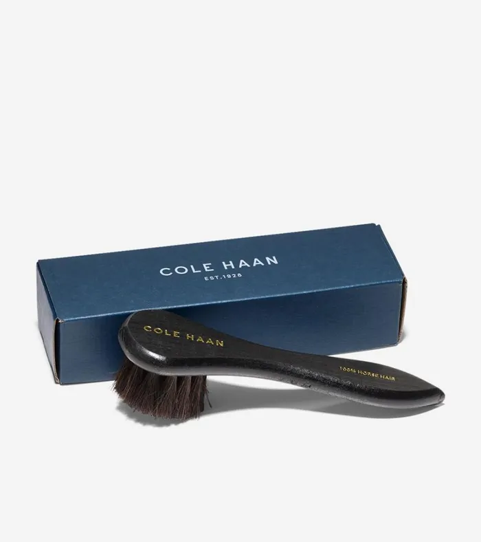 Polish Dauber Brush Dark Bristle Black MenWomen Cole Haan Leather and Shoe Care