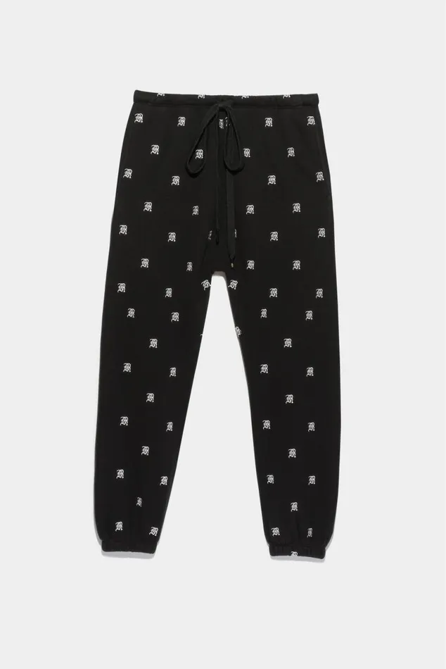 R13 ALLOVER SWEATPANTS 8211 BLACK Women R13 Pants and Shorts