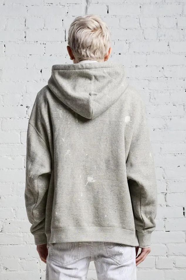 R13 NEW YORK HOODIE 8211 HEATHER GREY Women R13 Tops