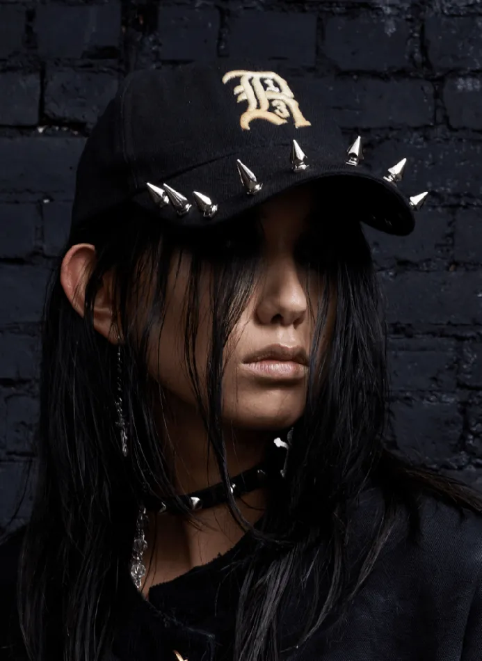 R13 SPIKE BASEBALL HAT Women R13 Accessories