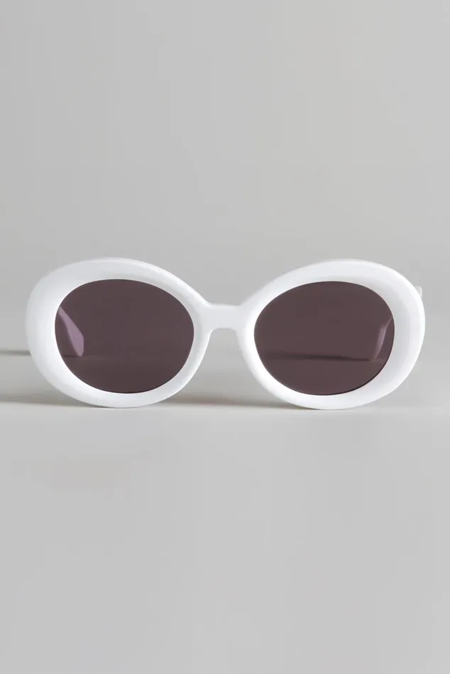 R13 SUNGLASSES 8211 WHITE AND GREY Women R13 Accessories