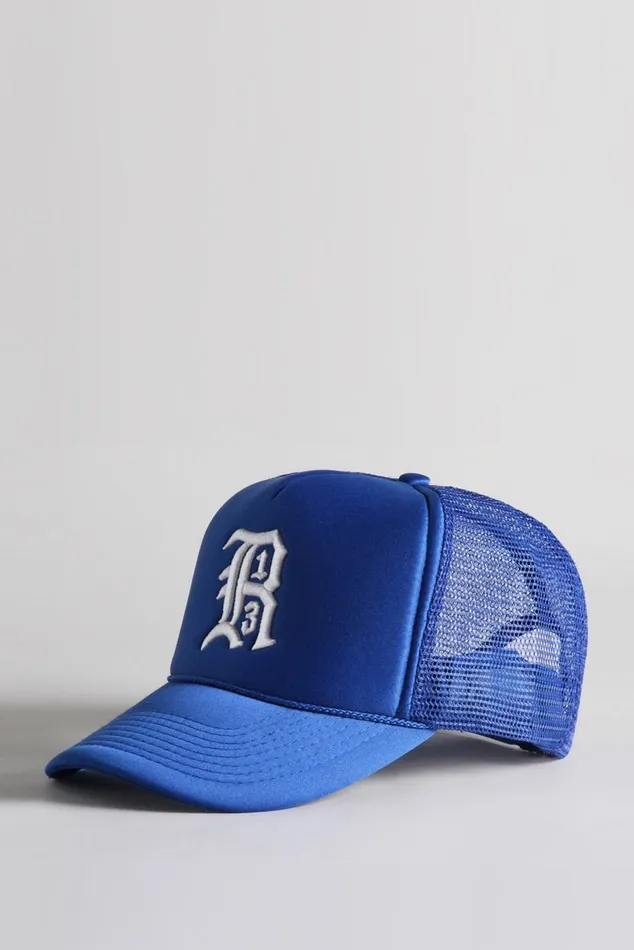 R13 Trucker Hat 8211 Blue Official Site Women R13 Accessories