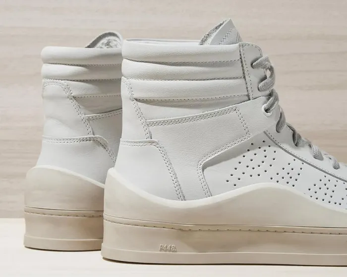 Rail All White Women P448 High Tops Rail All White Women P448 High Tops