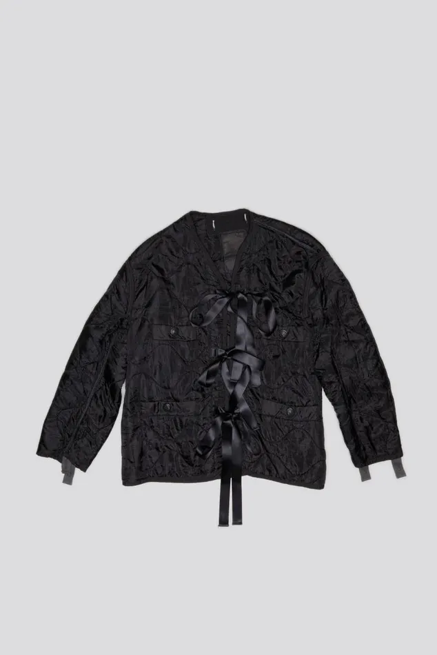 REFURBISHED TAPE TIE LINER 8211 BLACK Women R13 Jackets and Coats