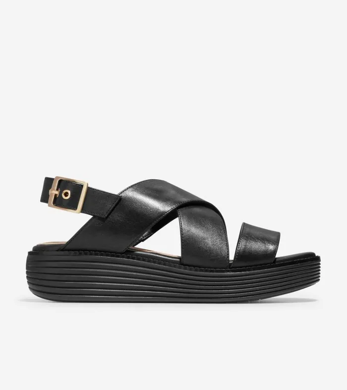riginalGrand Platform Sandals Black Women Cole Haan Sandals