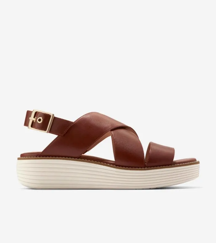 riginalGrand Platform Sandals Dark Cuoio Brownivory Women Cole Haan Sandals