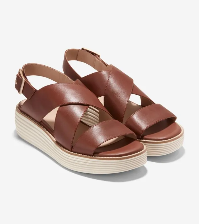 riginalGrand Platform Sandals Dark Cuoio Brownivory Women Cole Haan Sandals